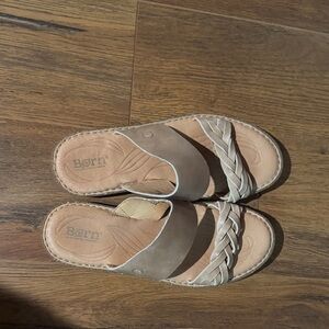 Born Women's Sandals in Tan and Cream